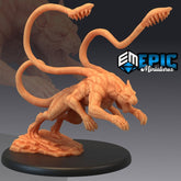Phase Panther Attacking 3D-printed model